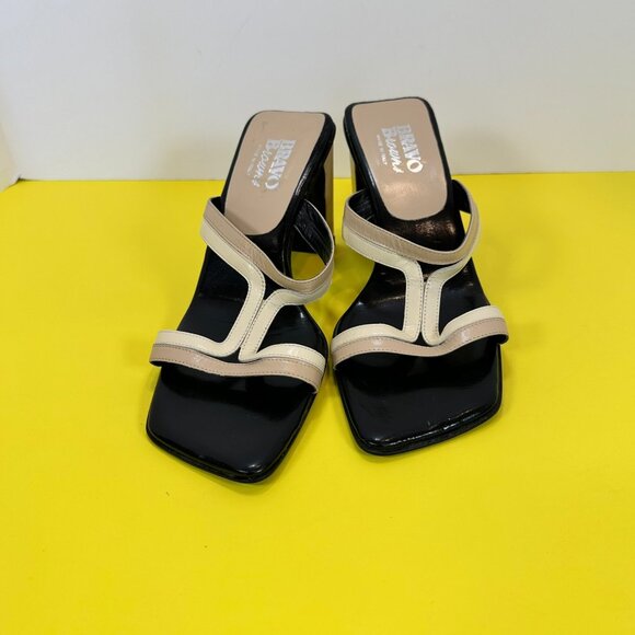 Bravo Browns Made in Italy Leather Women's Slip-on heels, US Size 7M - Picture 6 of 9